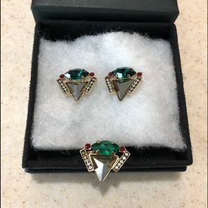 IOSSELLIANI Earrings + Ring Set